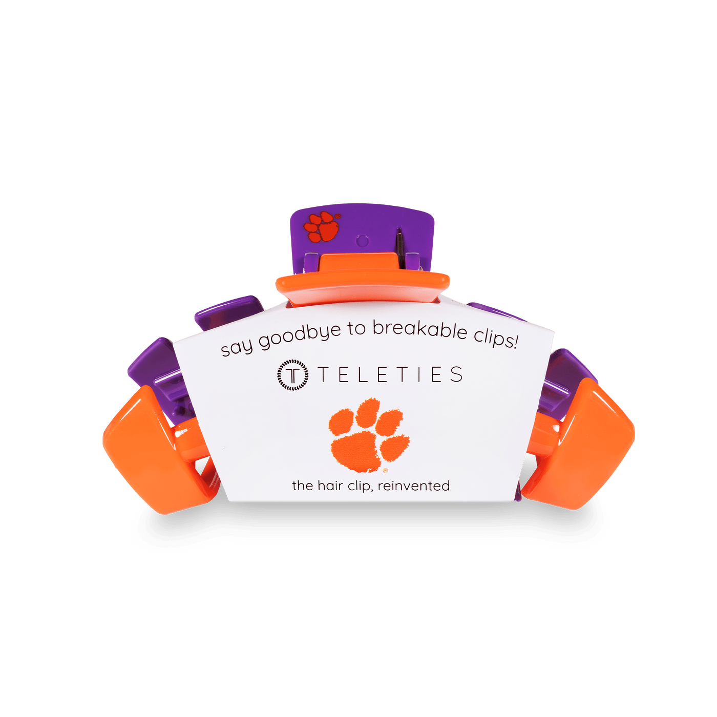 Clemson University Medium Claw Clip