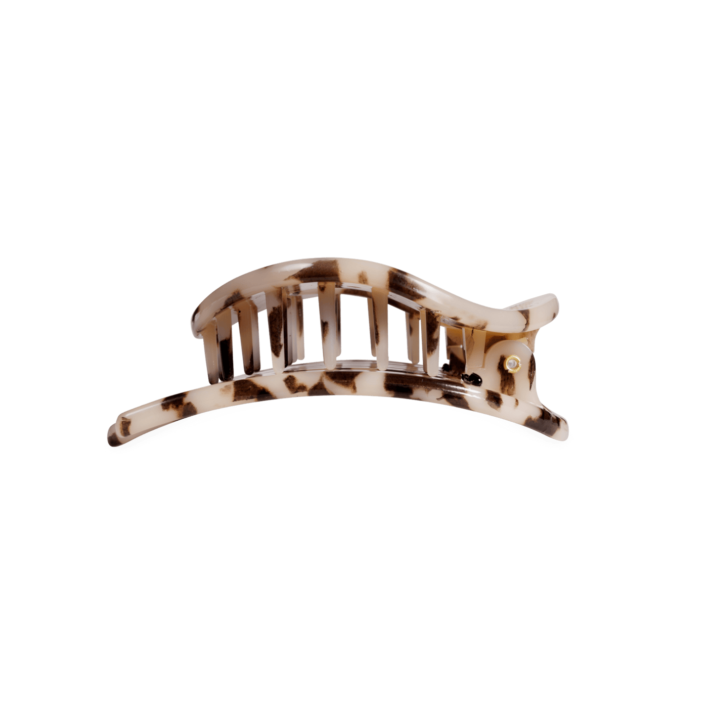 Blonde Tortoise Medium Flat Circle Hair Clip