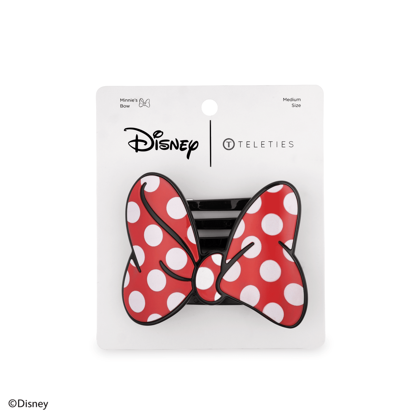 Disney: Minnie's Bow Medium Flat Hair Clip