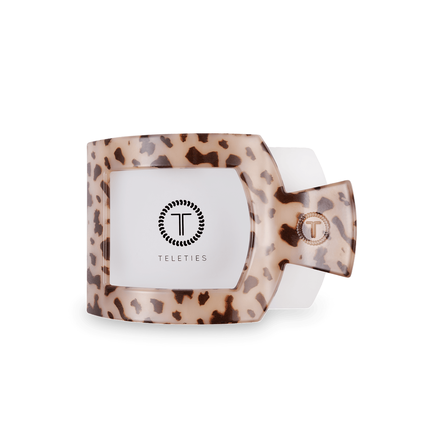 Blonde Tortoise Medium Flat Square Hair Clip