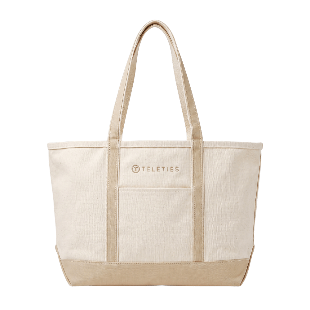 TELETIES Nice Hair Canvas Tote
