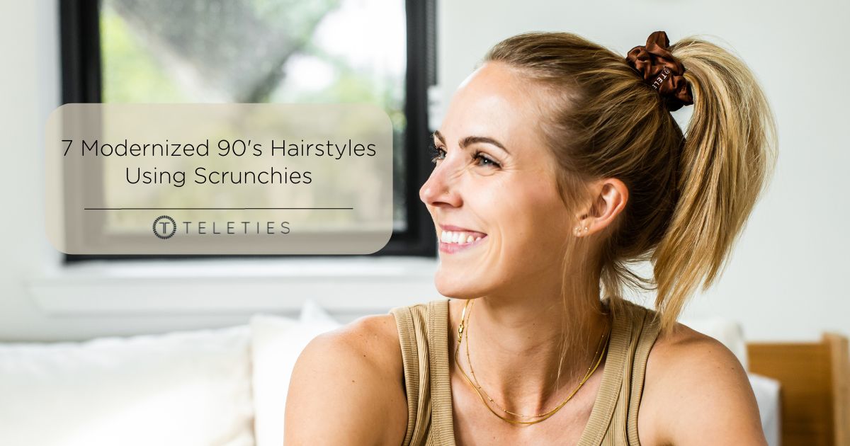 7 90’s Scrunchie Hairstyles That Are Trending Now