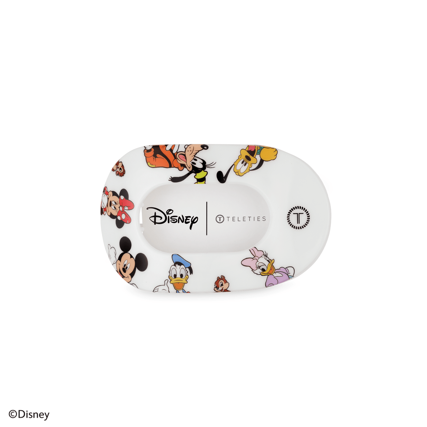 Mickey and Friends Small Flat Round Hair Clip