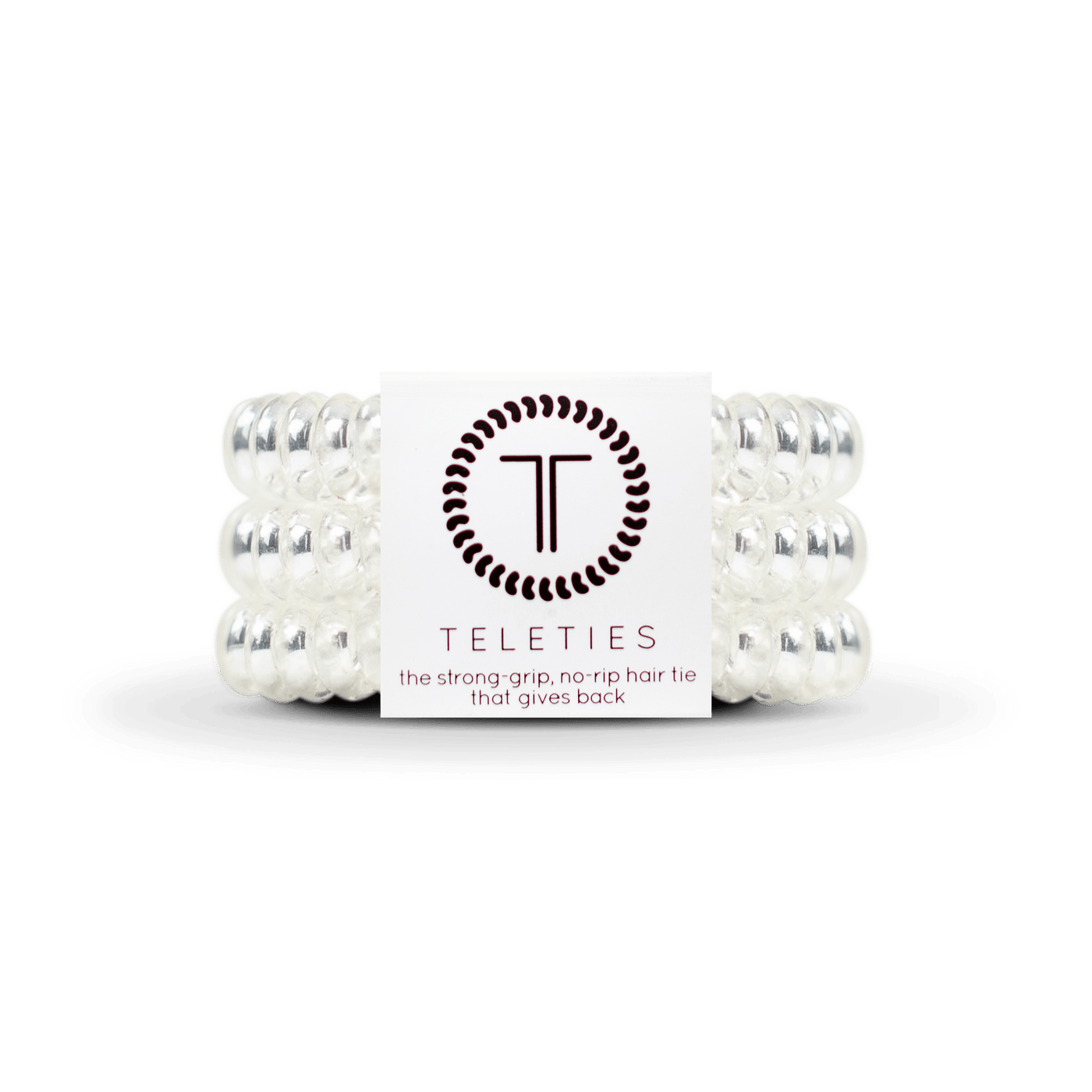Crystal Clear Large Hair Ties