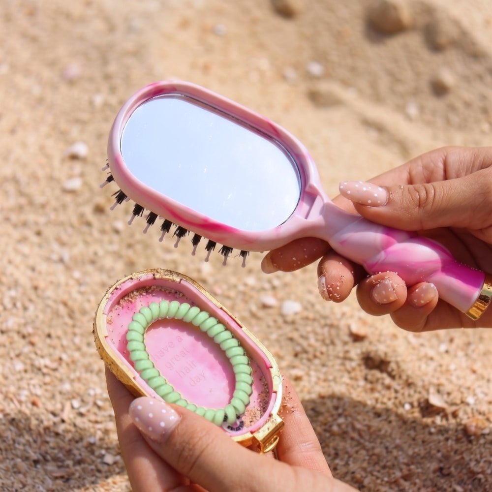 Mini Boar Bristle Hair Brush - Pinch Me!