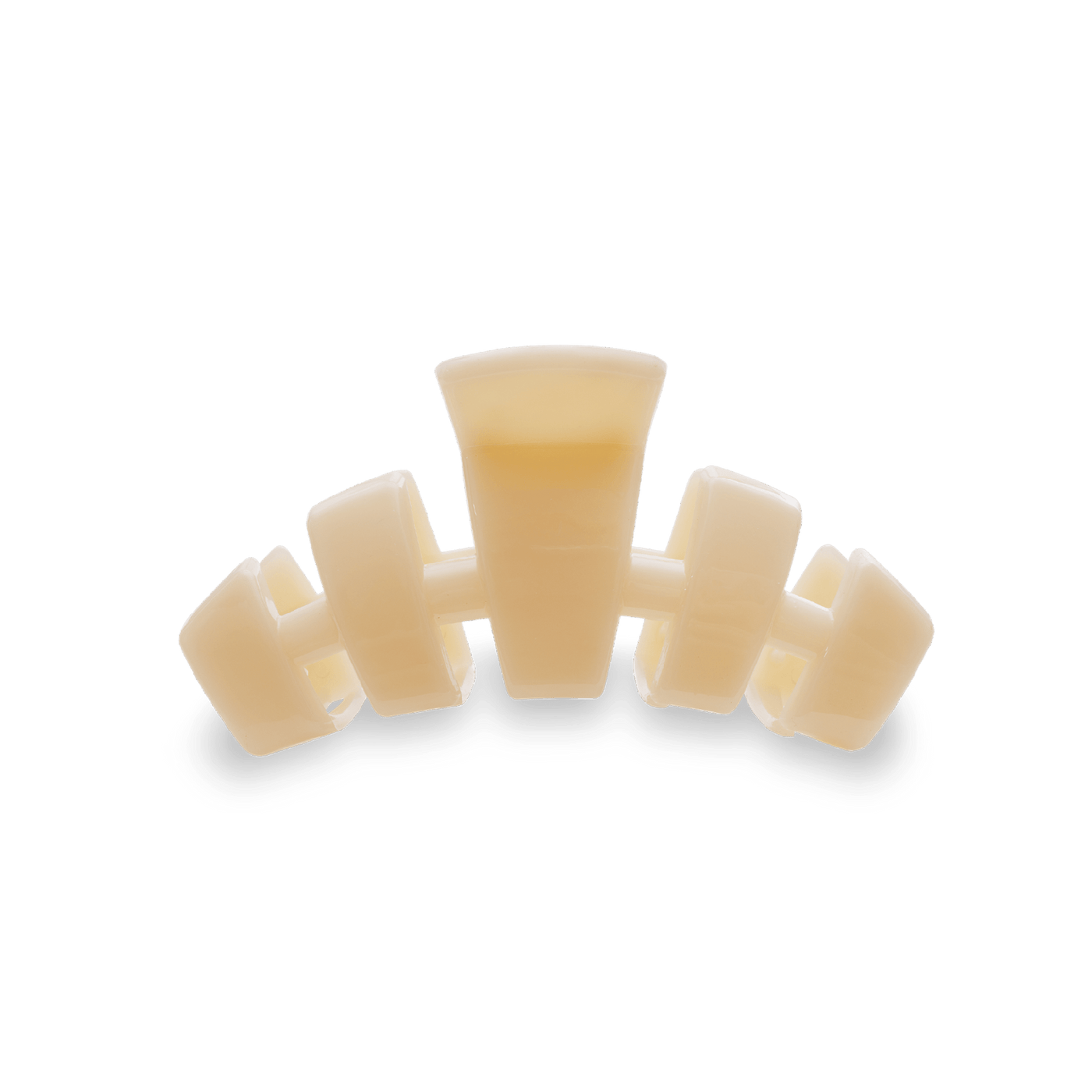 Classic Almond Beige Small Claw Clip