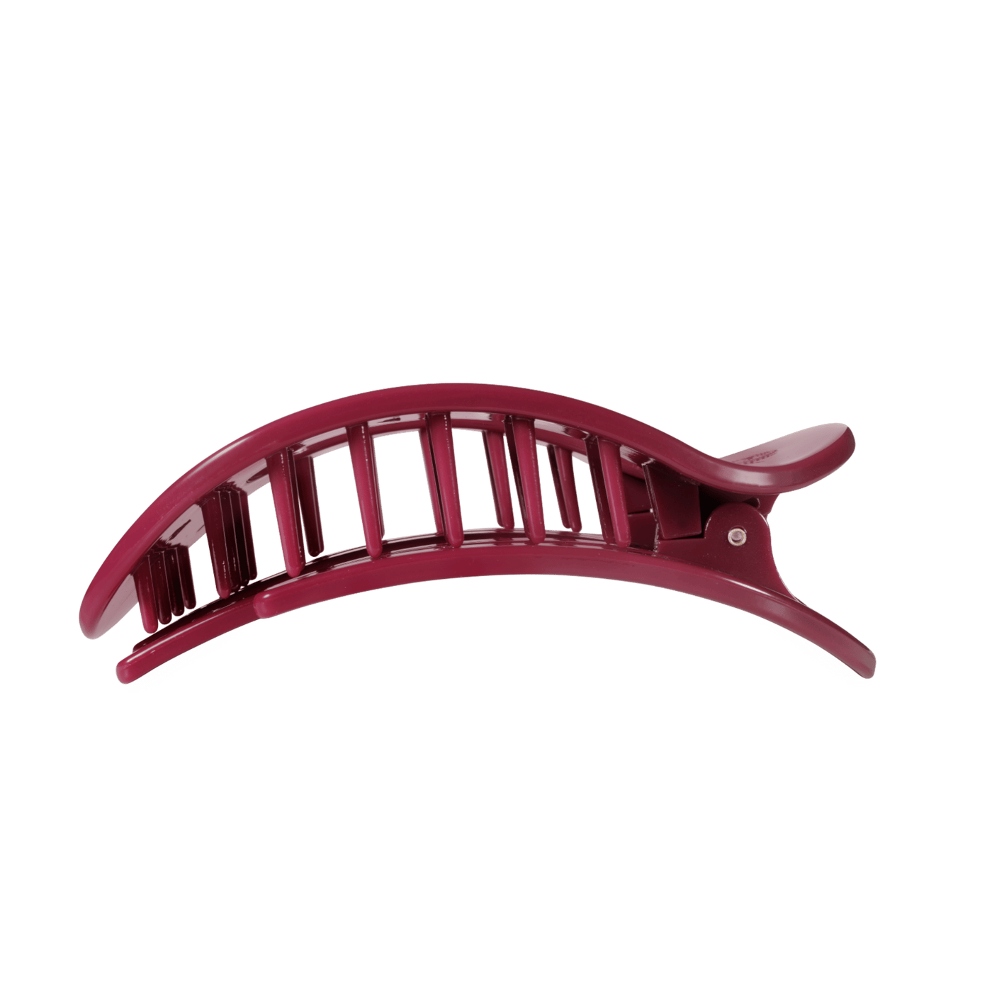 Gig' Em! Large Flat Round Hair Clip