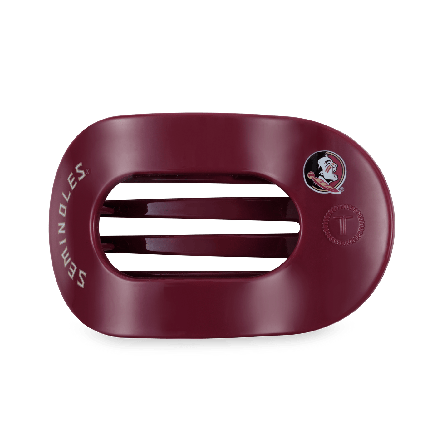 Go Noles! Large Flat Round Hair Clip