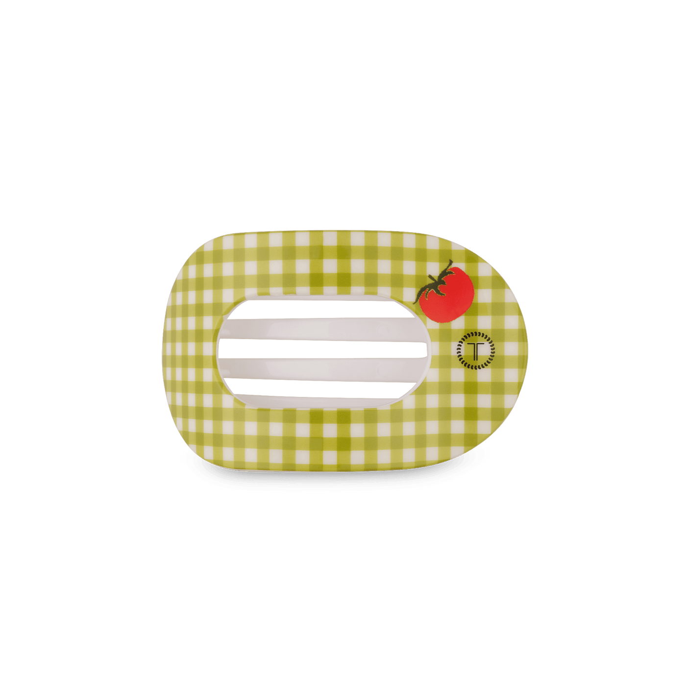 Locally Grown Small Flat Round Hair Clip