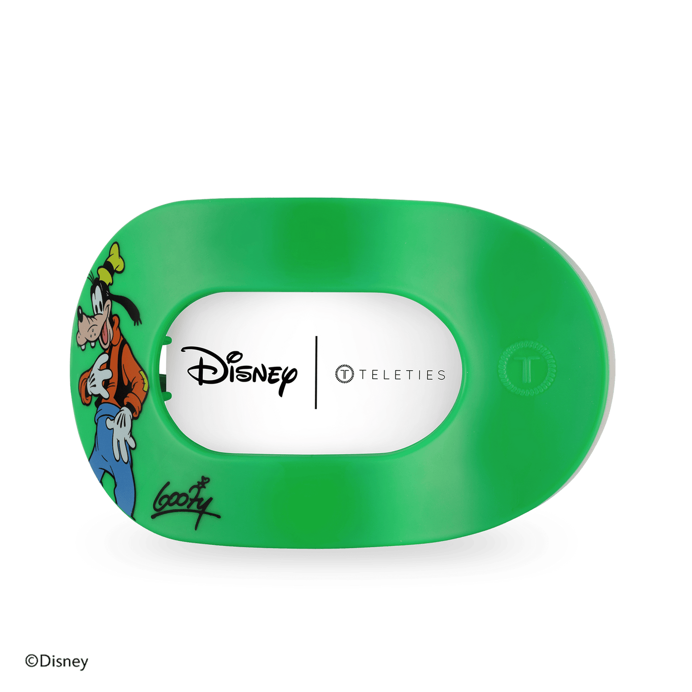 Goofy Large Flat Round Hair Clip