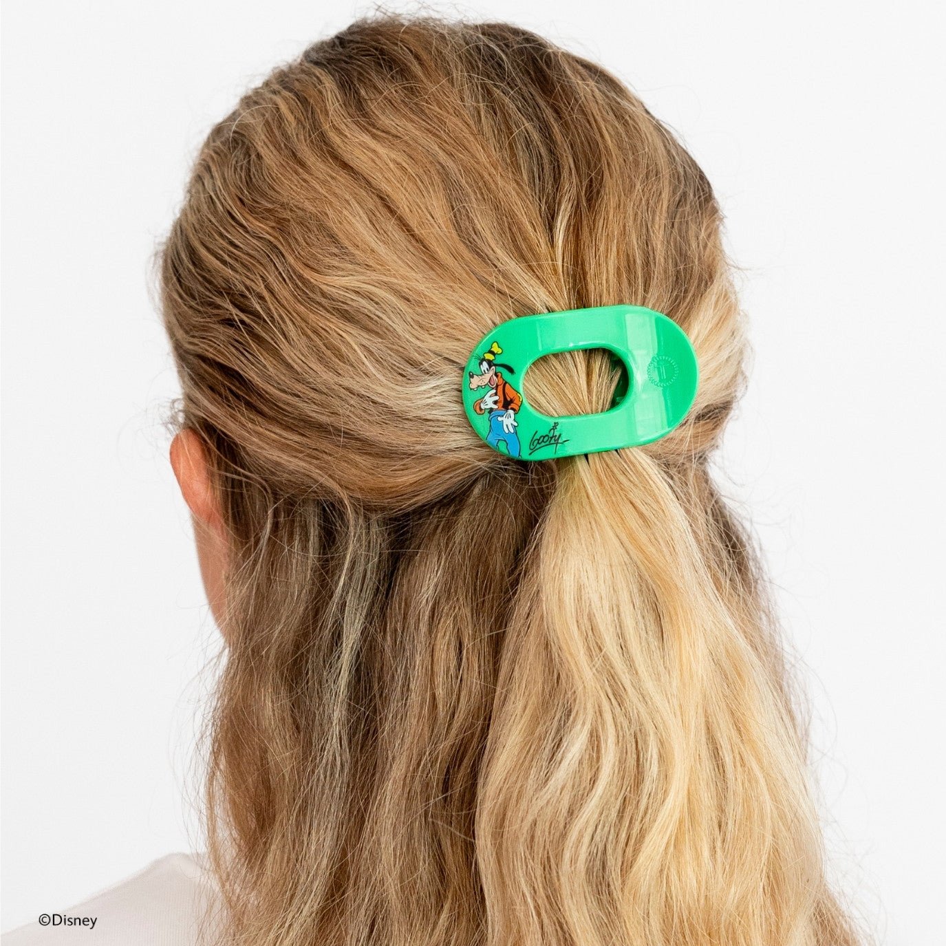 Goofy Tiny Flat Round Hair Clip