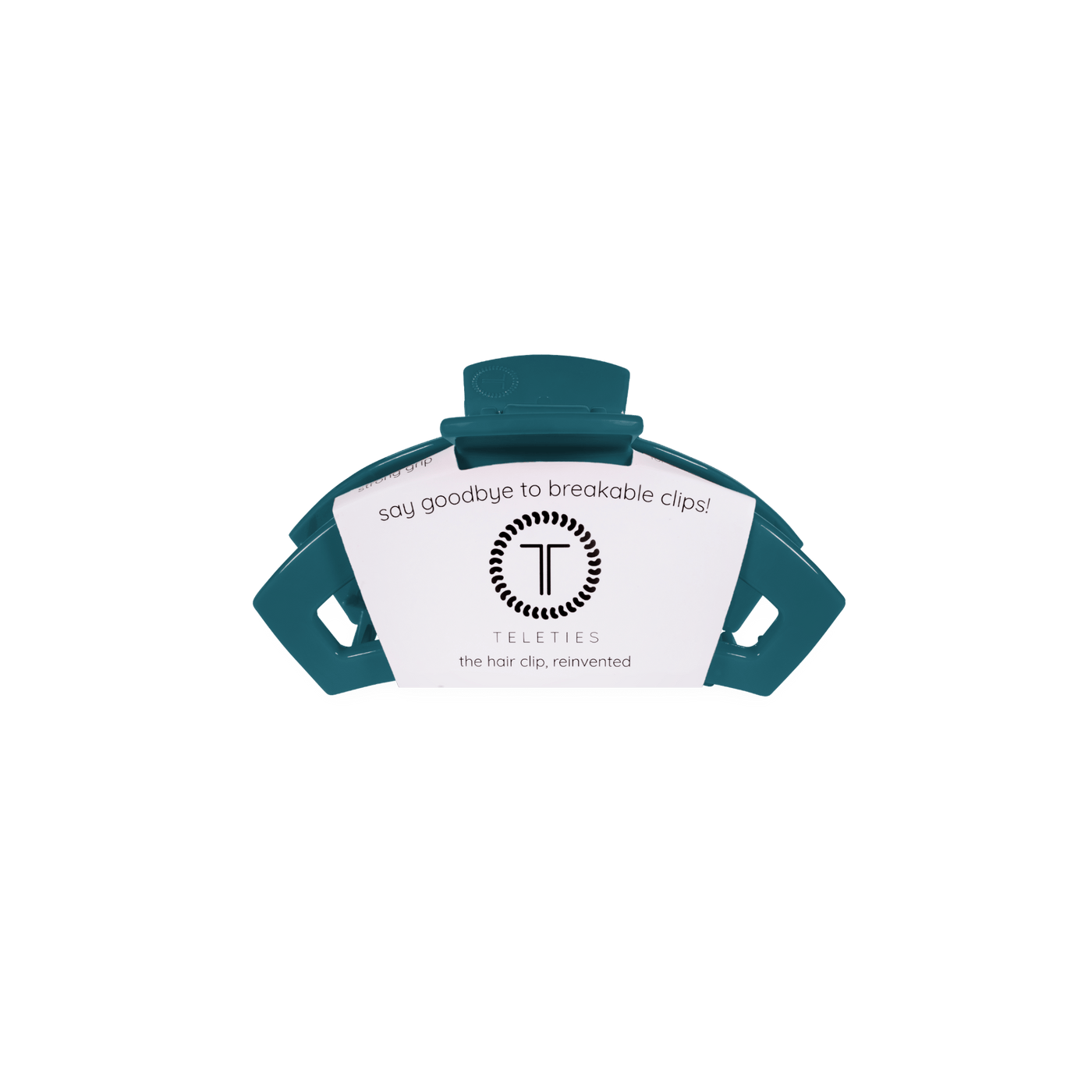 Open Teal With It Tiny Hair Clip