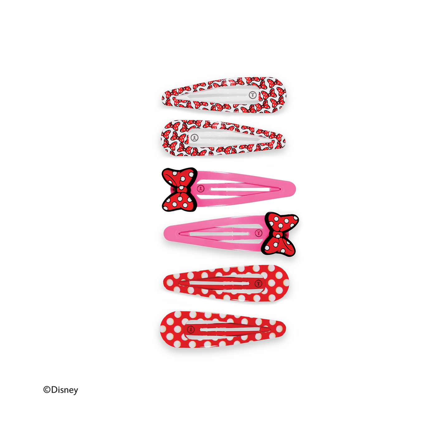 Minnie Mouse Snap Clip (6ct)