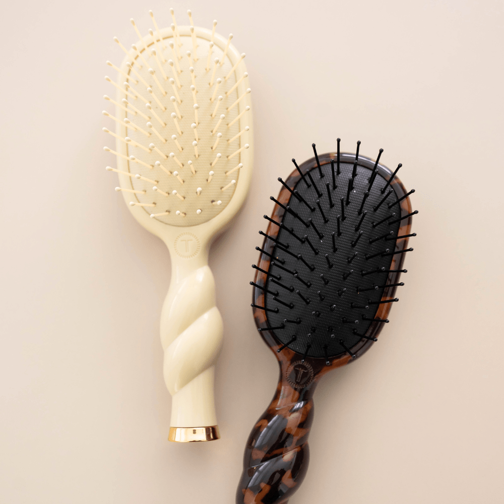 Mini Detangler Hair Brush for Medium Hair - Tortoise