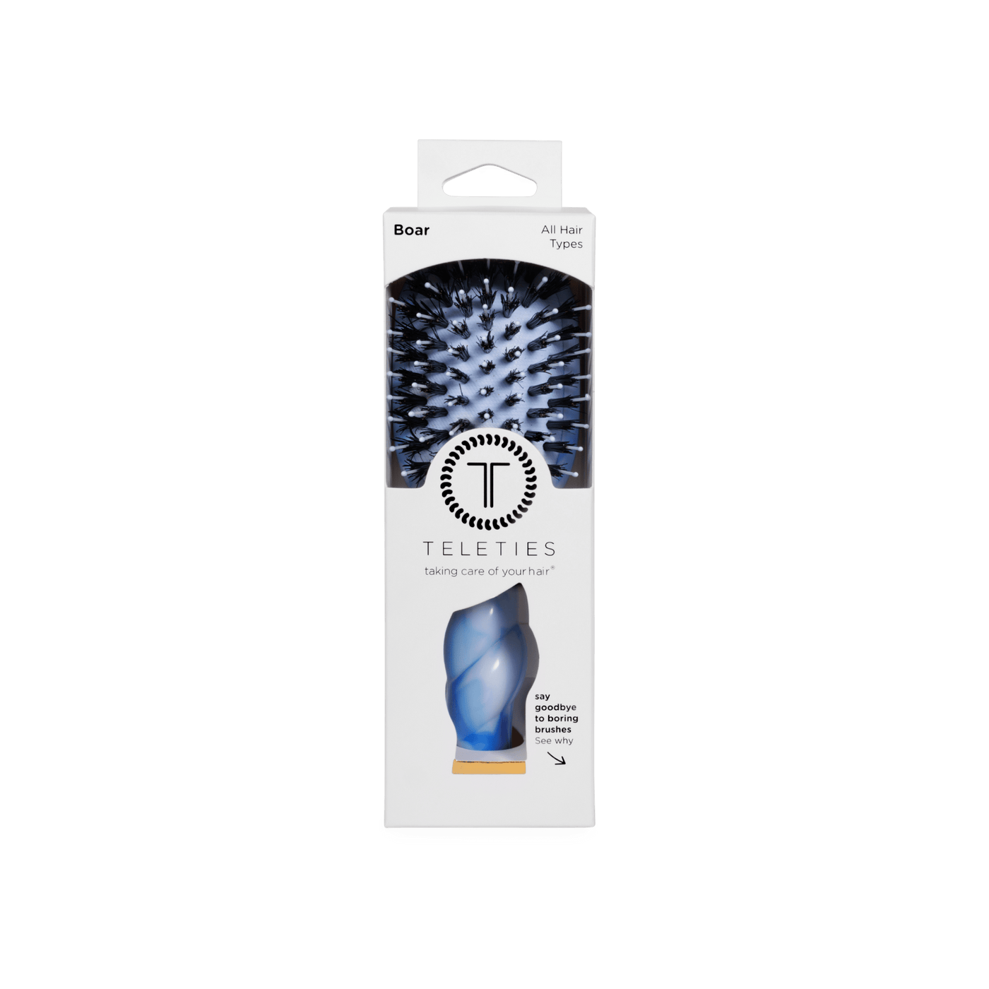 Mini Boar Bristle Hair Brush - Tide & True