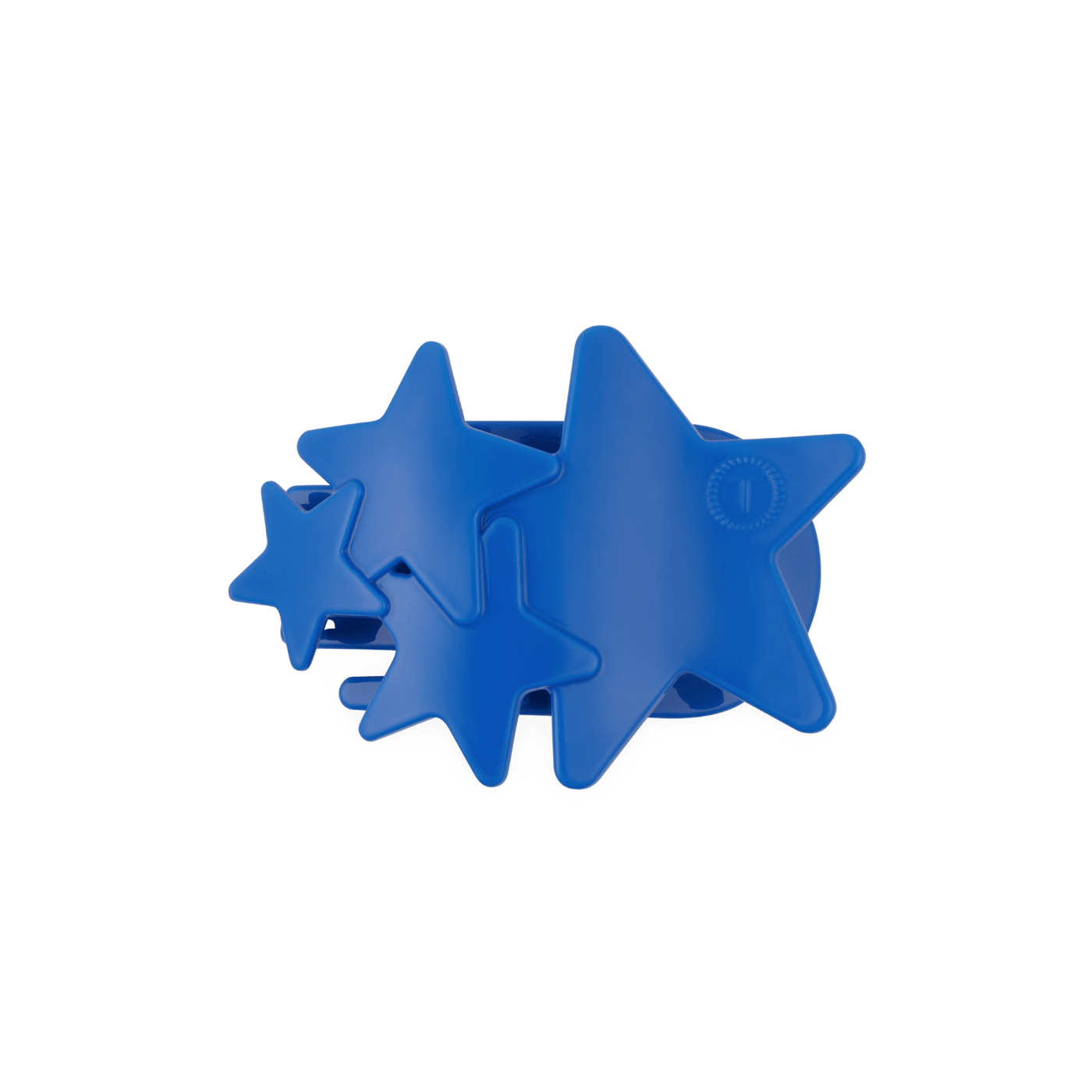Blue Shooting Star Medium Flat Hair Clip