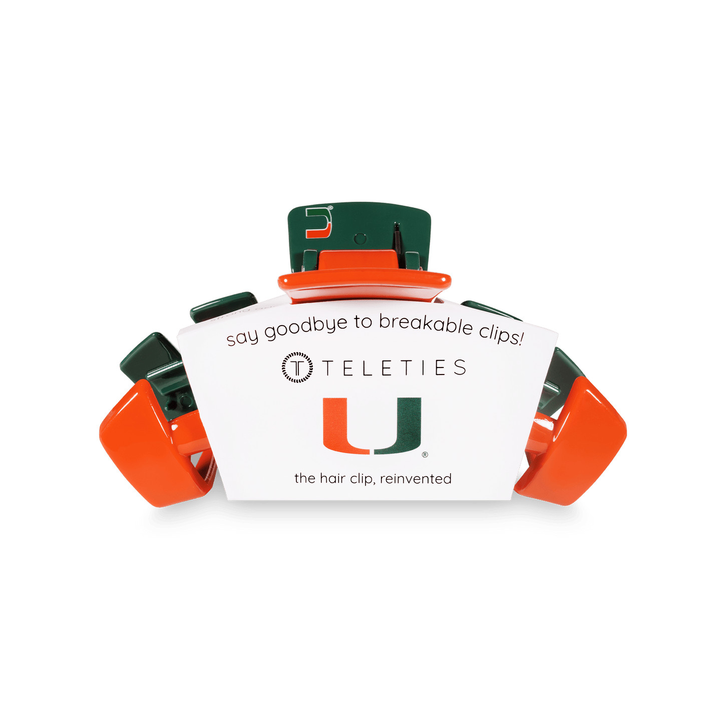 University of Miami Medium Claw Clip