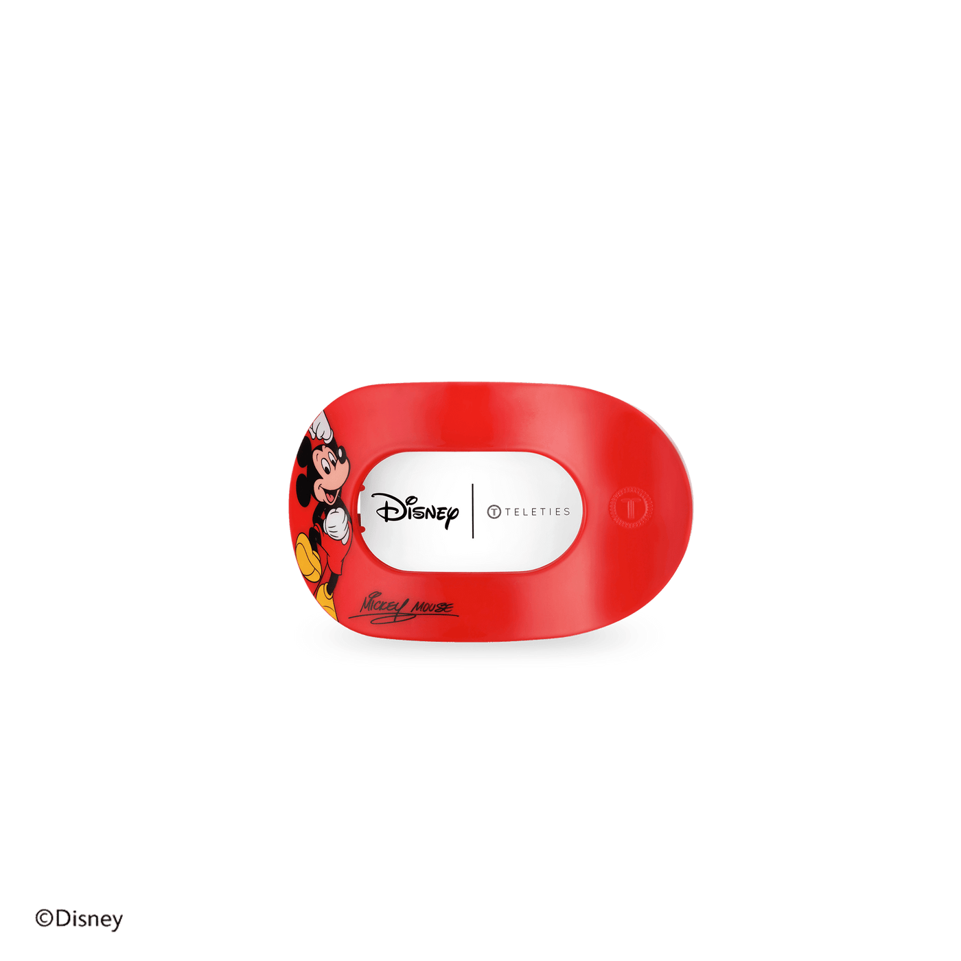 Mickey Mouse Tiny Flat Round Hair Clip