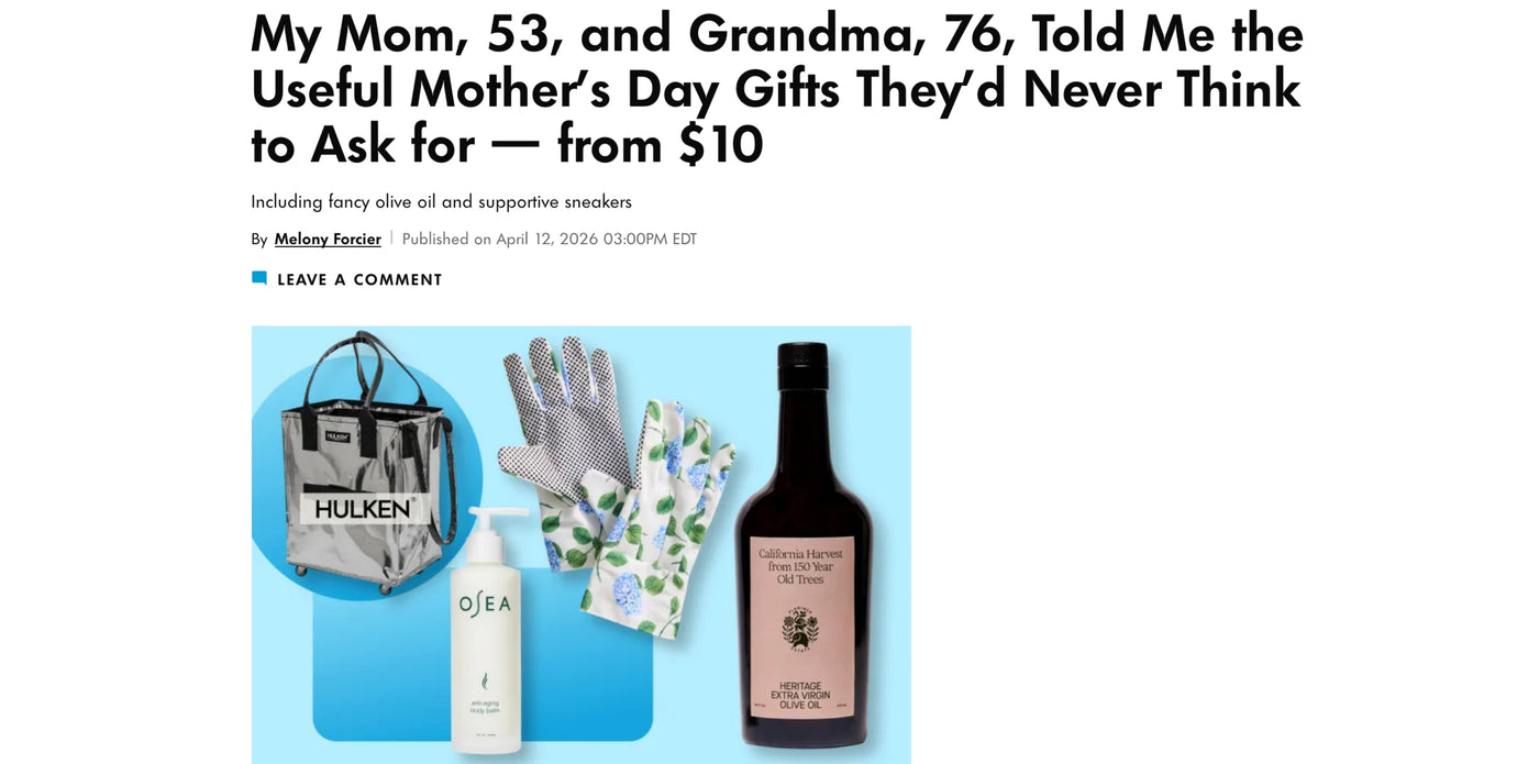 My Mom, 53, and Grandma, 76, Told Me the Useful Mother's Day Gifts The