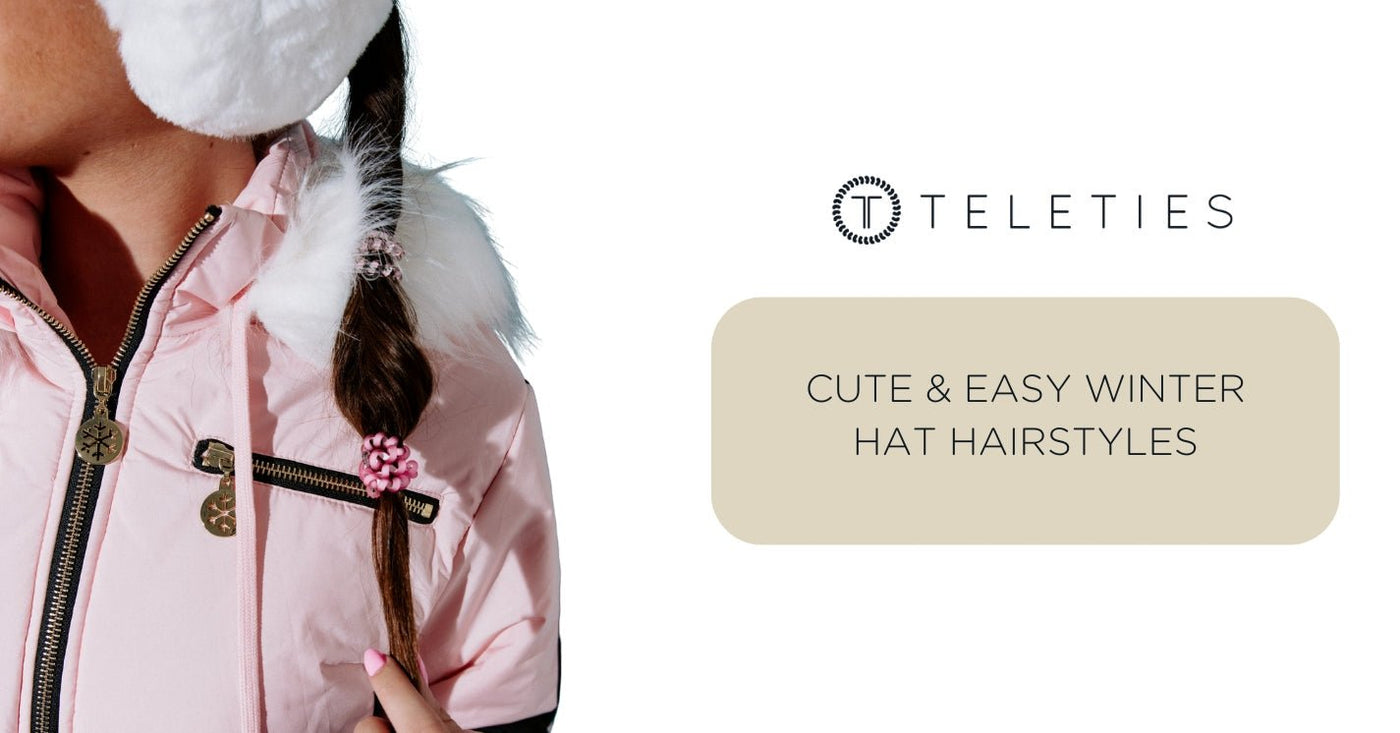 Cute & Easy Winter Hat Hairstyles | TELETIES