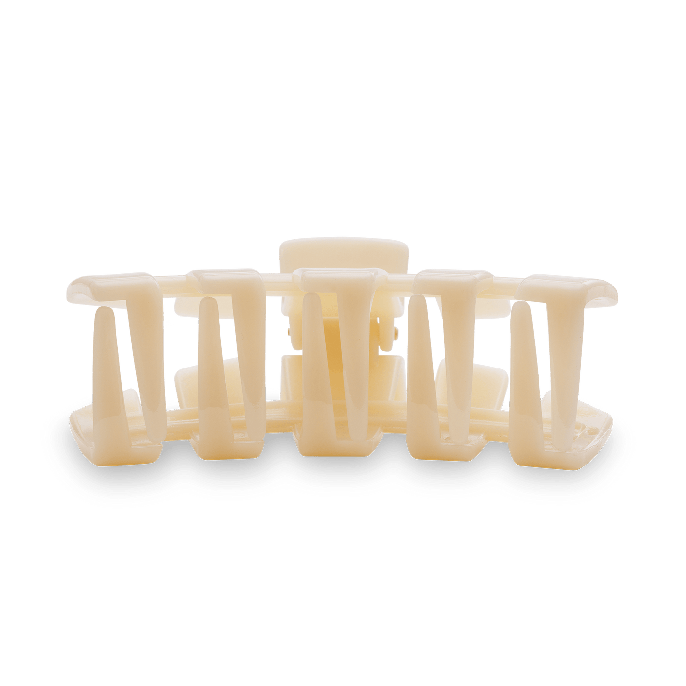 Classic Almond Beige Small Claw Clip