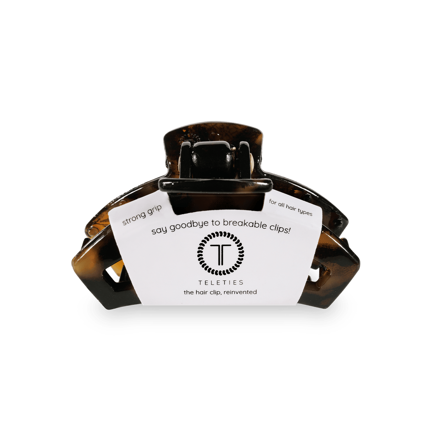 Open Tortoise Tiny Hair Clip