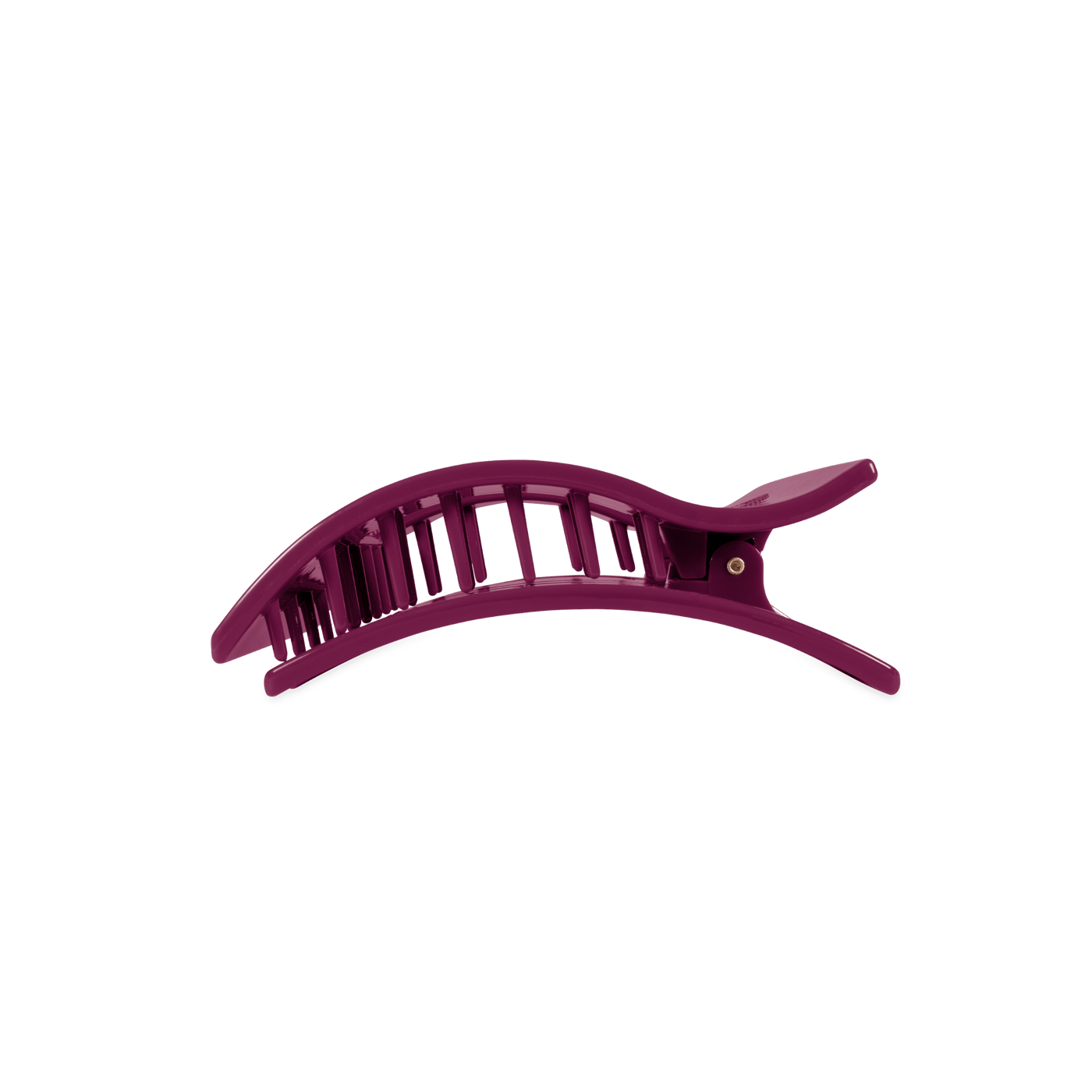 Mulberry Medium Flat Rectangle Hair Clip