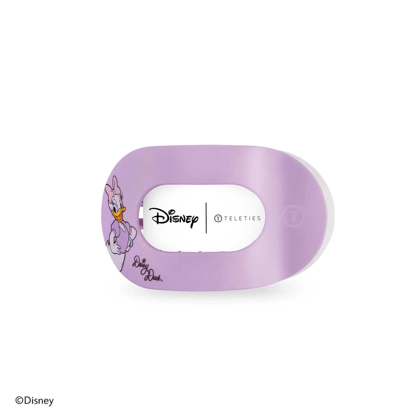 Daisy Duck Small Flat Round Hair Clip