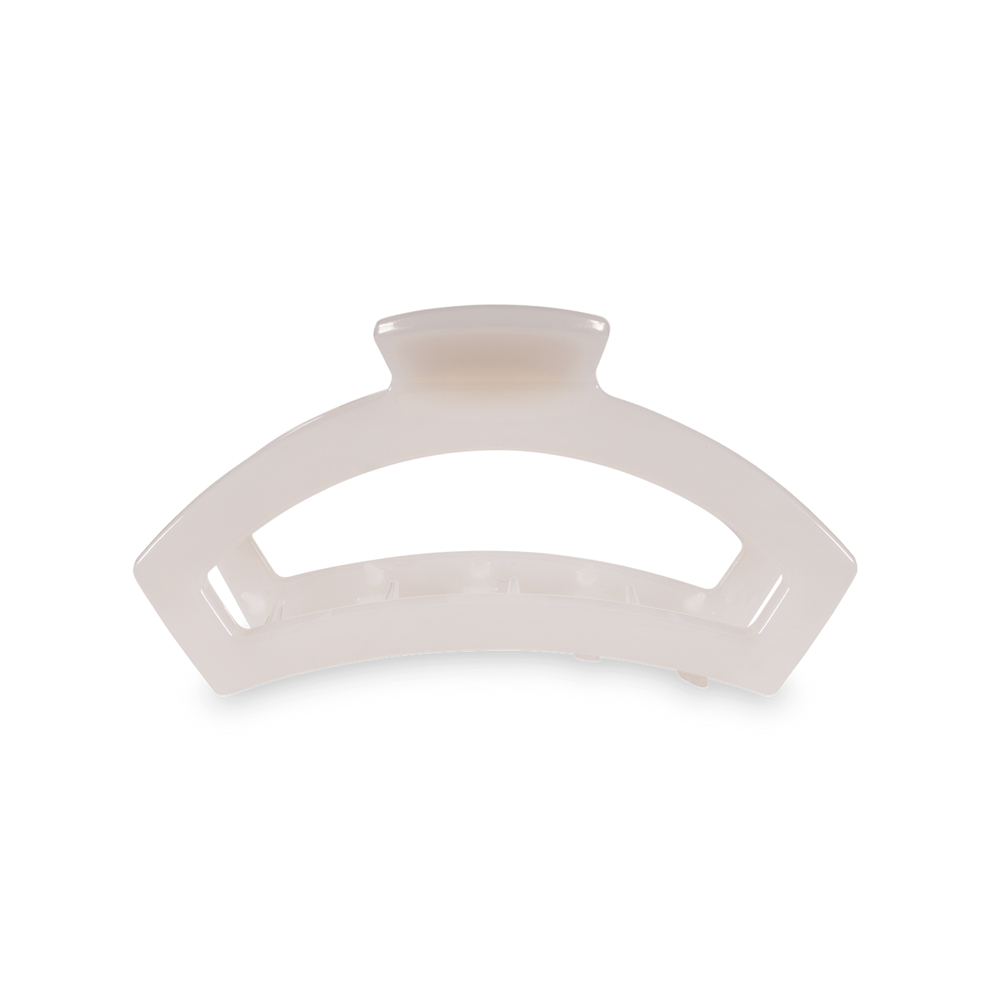 Open Coconut White Medium Hair Clip