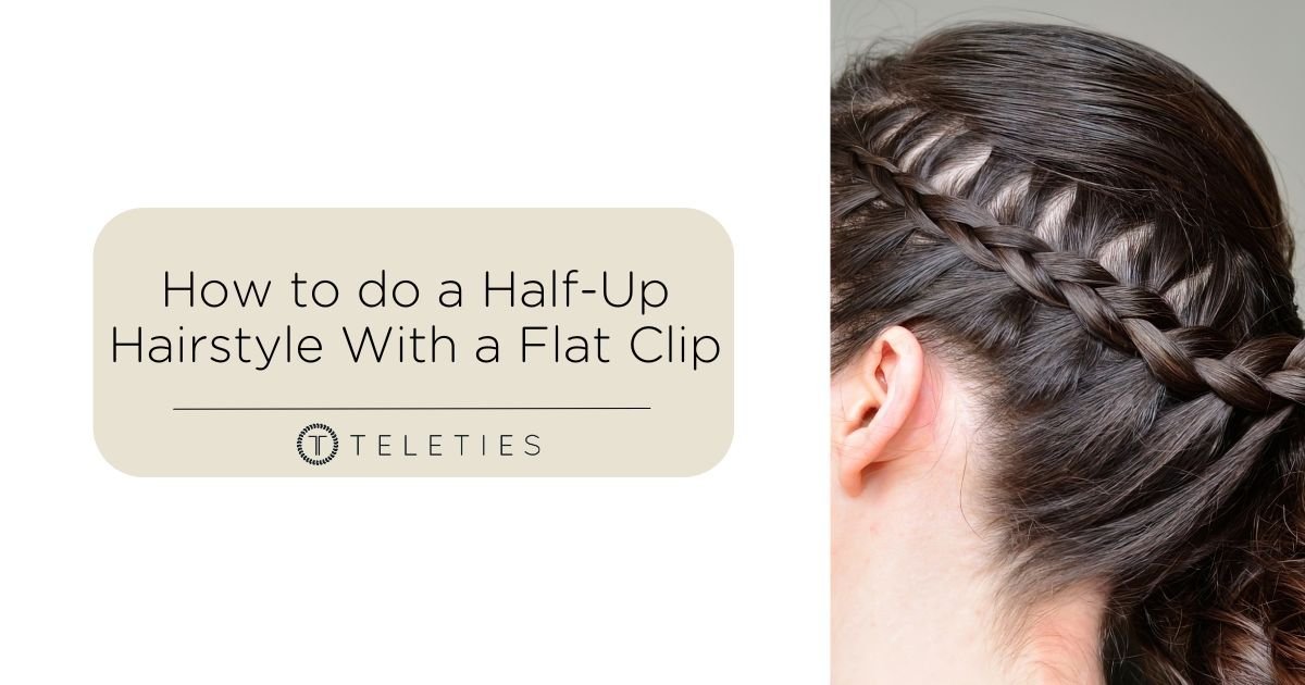 How to Do a Half-Up, Twisty, Flat Clip Hairstyle