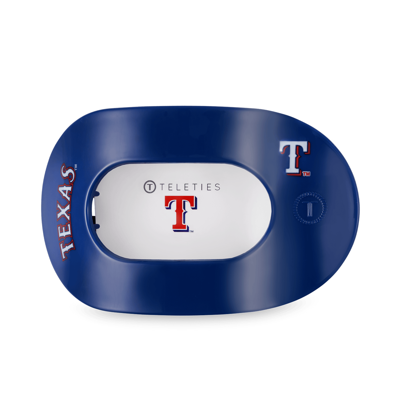 Texas Rangers Large Flat Round Hair Clip
