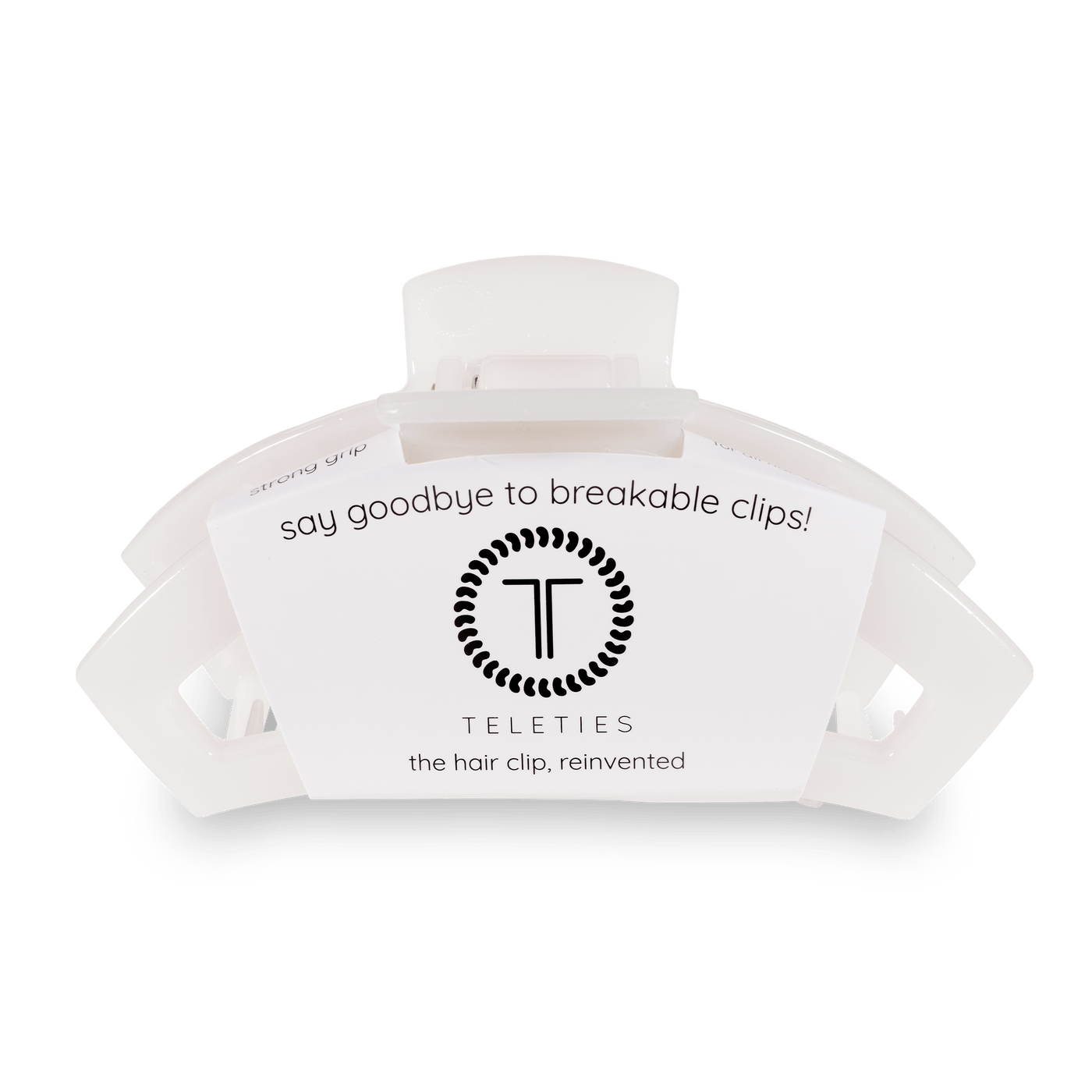 Open Coconut White Large Hair Clip
