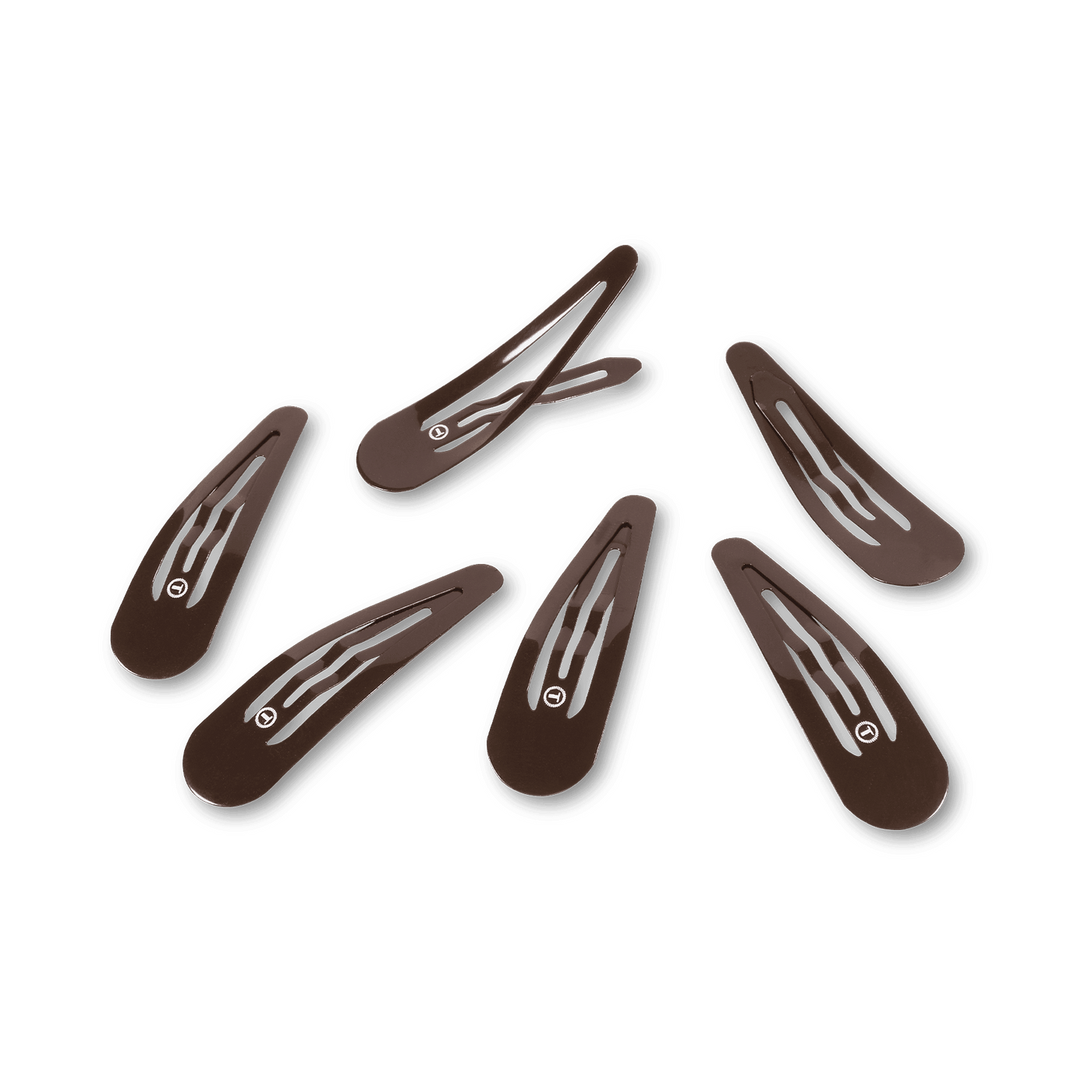 Brown Snap Clip (6Ct)