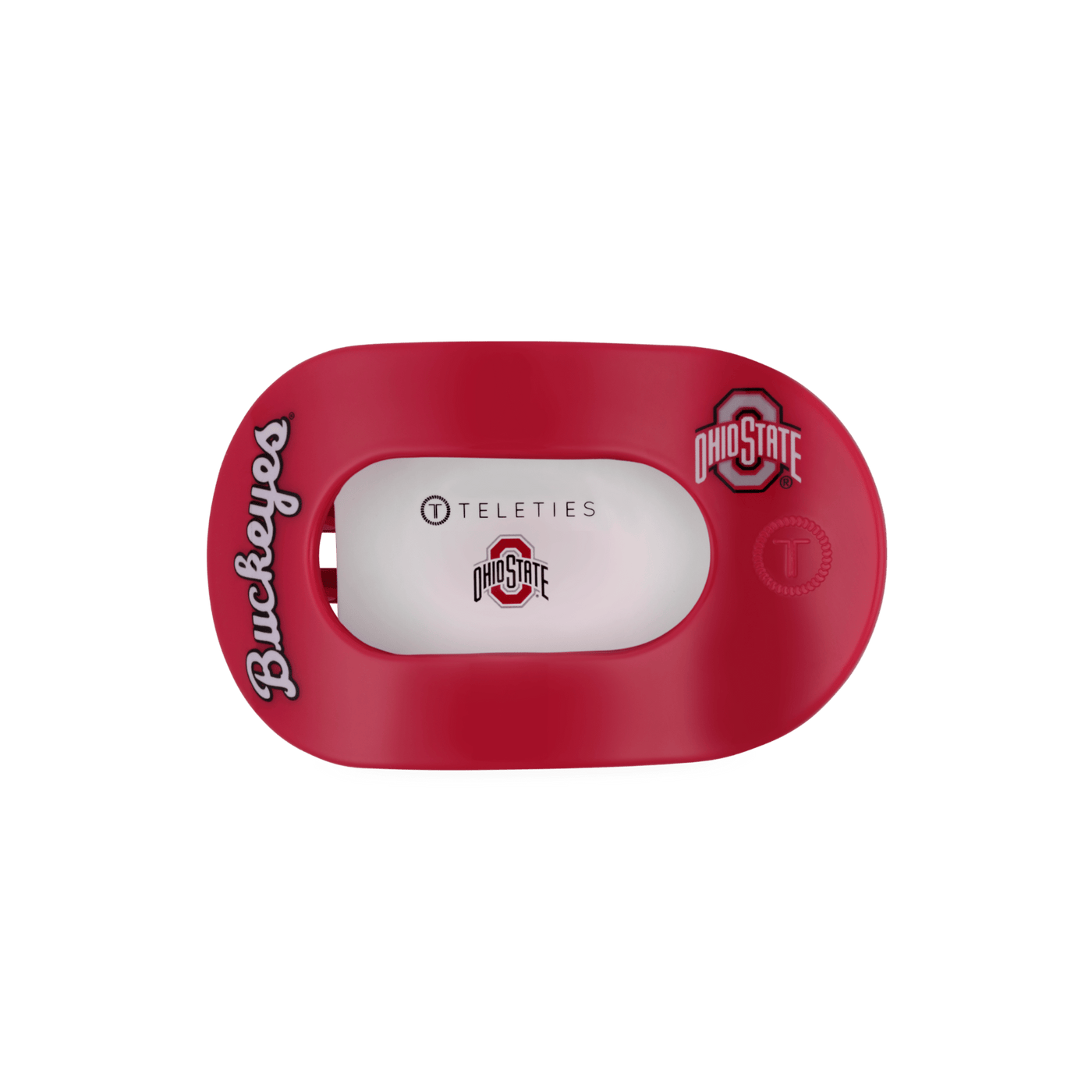 Go Bucks! Medium Flat Round Hair Clip