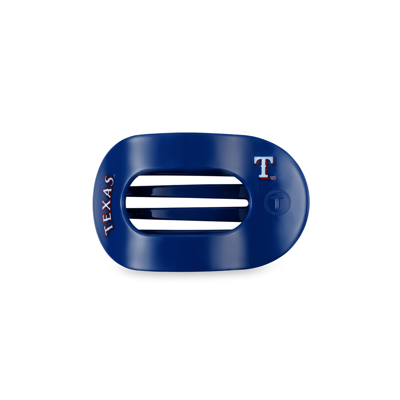 Texas Rangers Small Flat Round Hair Clip