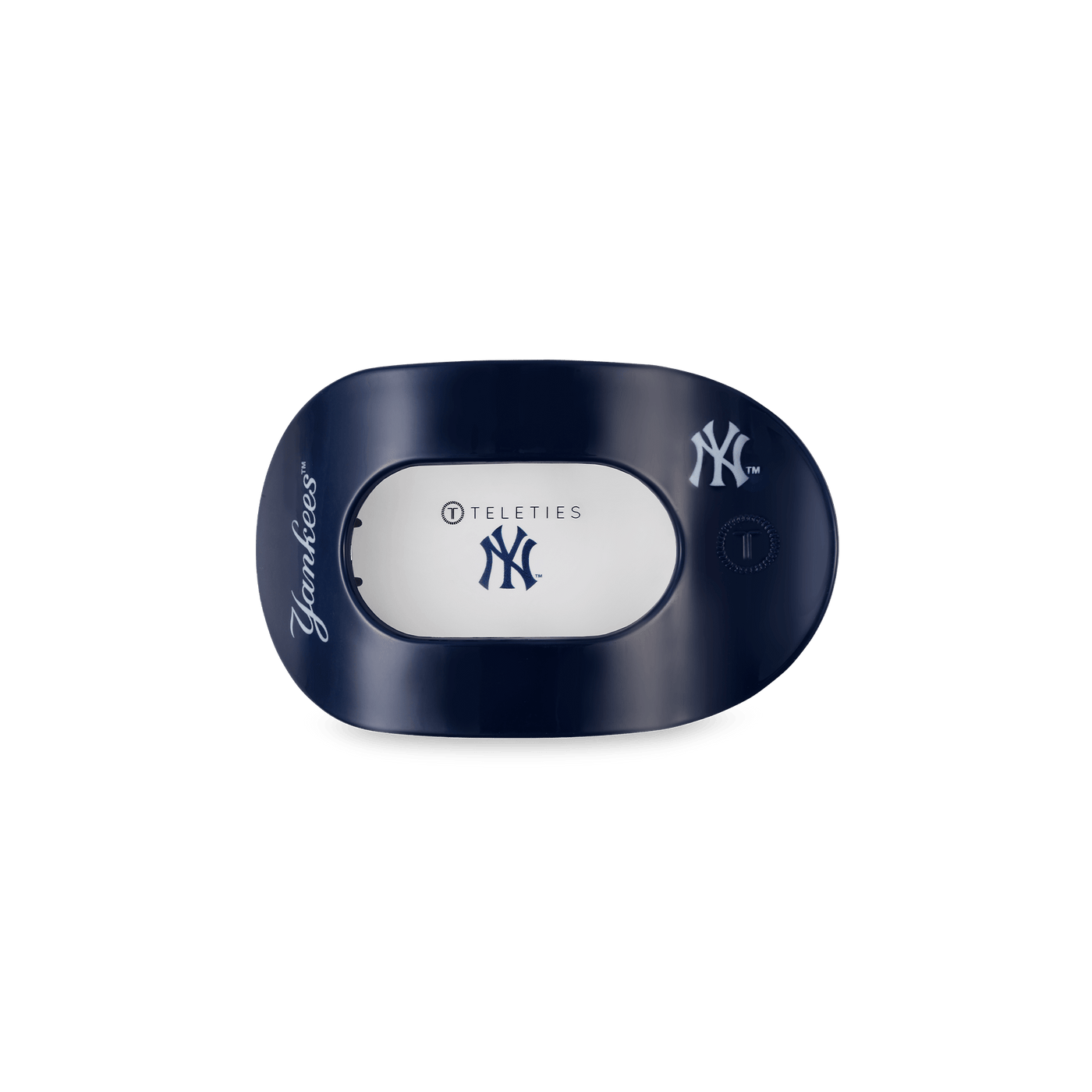 New York Yankees Small Flat Round Hair Clip