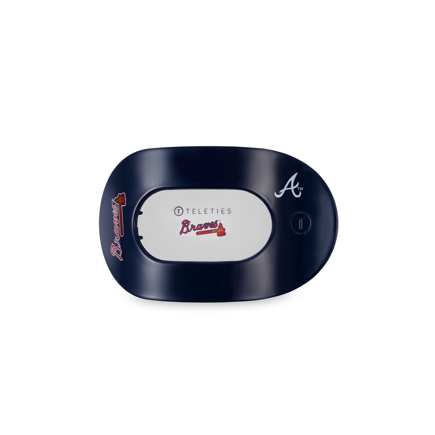 Atlanta Braves Small Flat Round Hair Clip