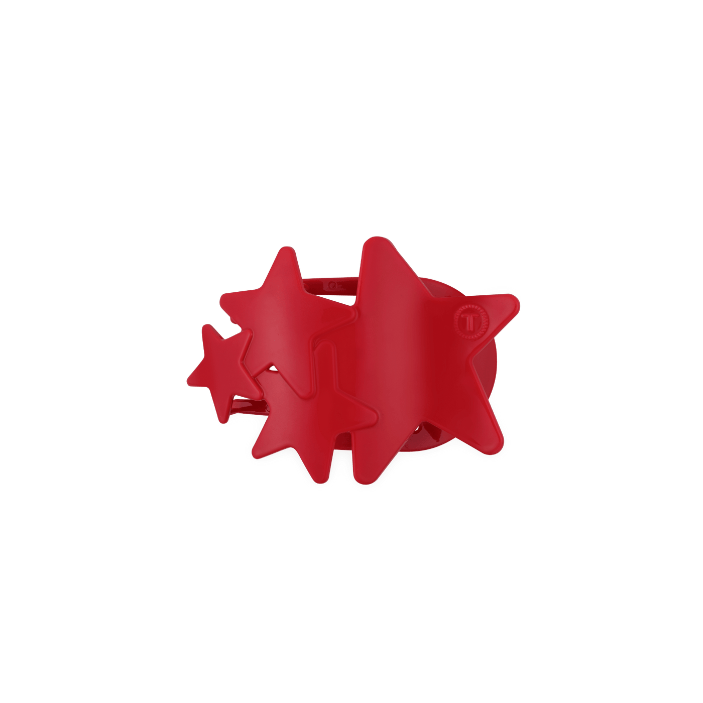 Red Shooting Star Small Flat Hair Clip
