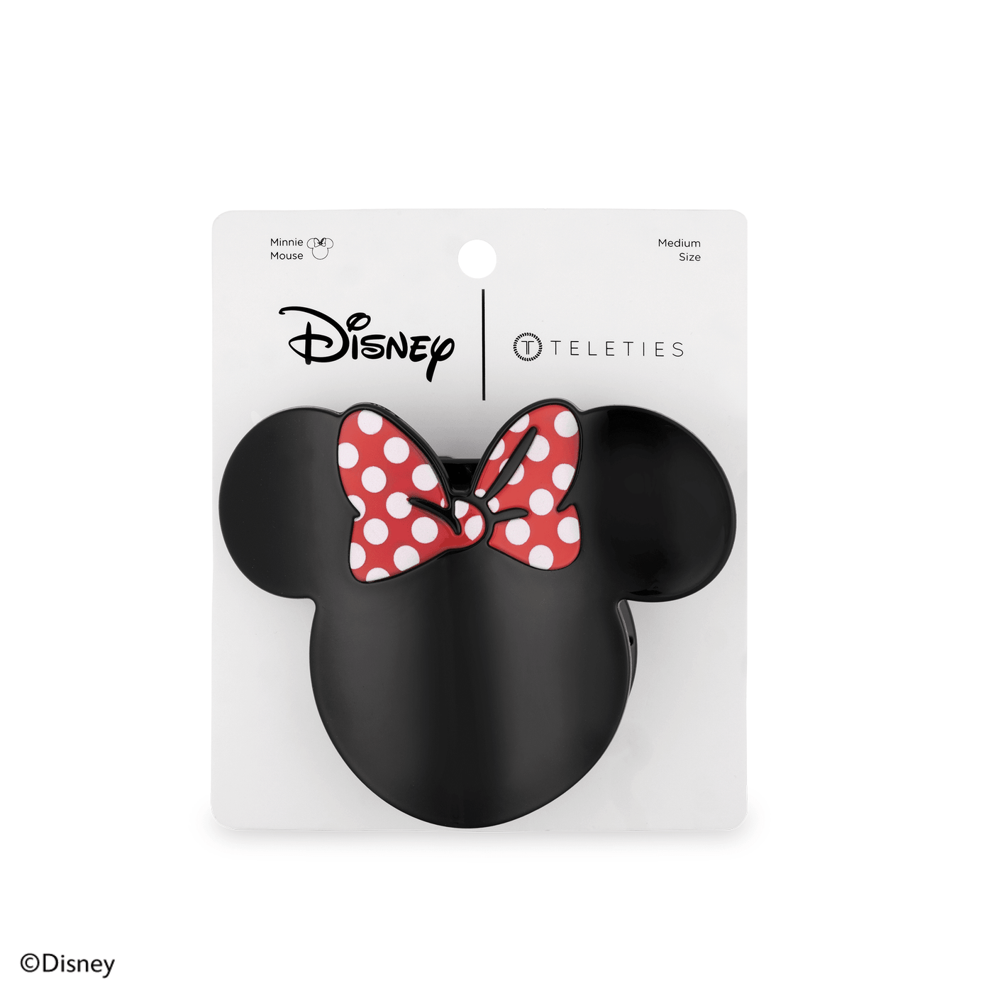 Disney: Minnie Mouse Shaped Medium Flat Hair Clip