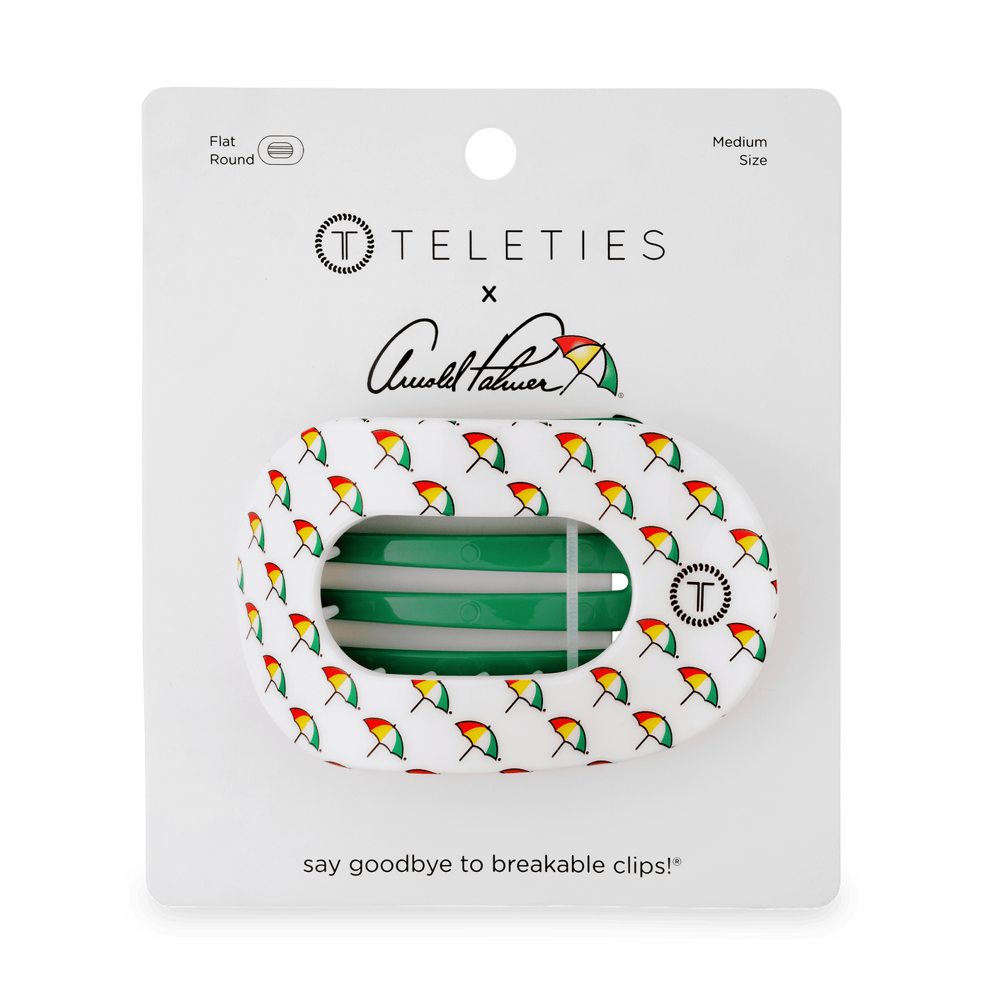 Arnold Palmer 2026 Medium Flat Round Hair Clip