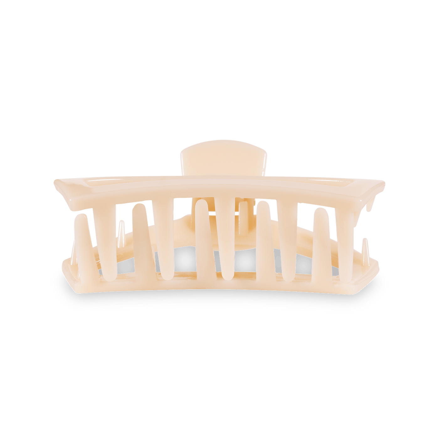 Open Almond Beige Medium Hair Clip