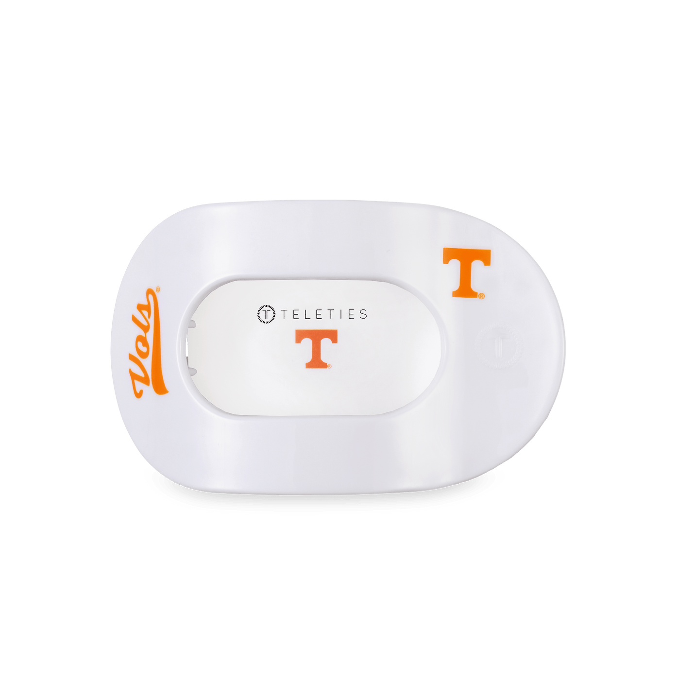 Go Vols! Medium Flat Round Hair Clip