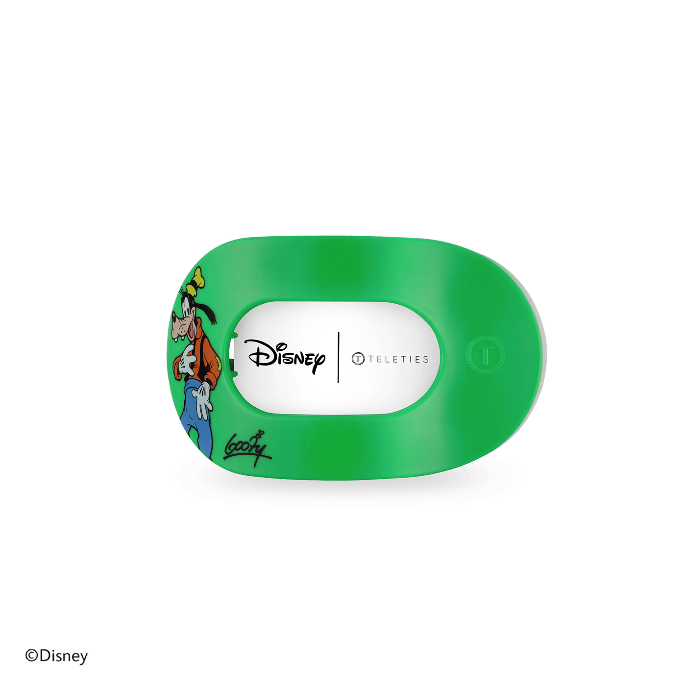 Goofy Small Flat Round Hair Clip