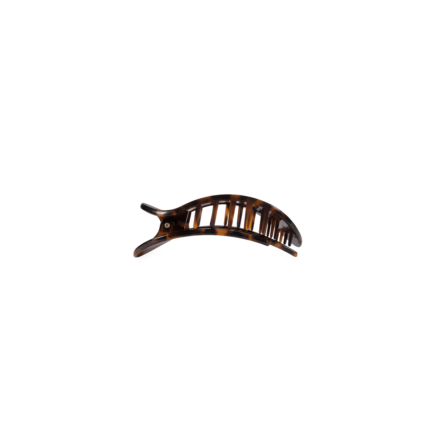 Tortoise Tiny Flat Round Clip