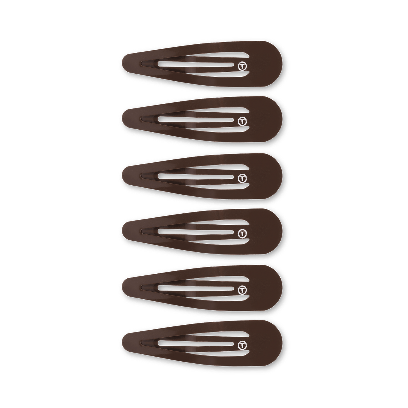 Brown Snap Clip (6Ct)
