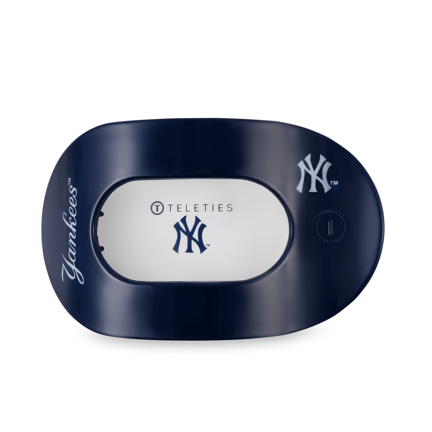 New York Yankees Large Flat Round Hair Clip