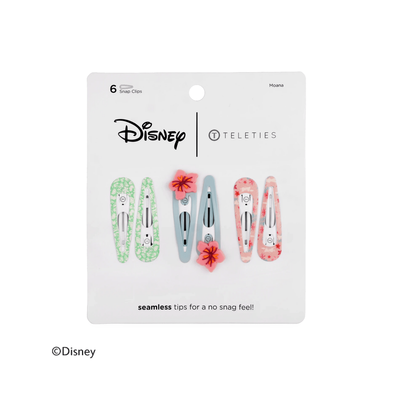 Moana Snap Clip (6Ct)