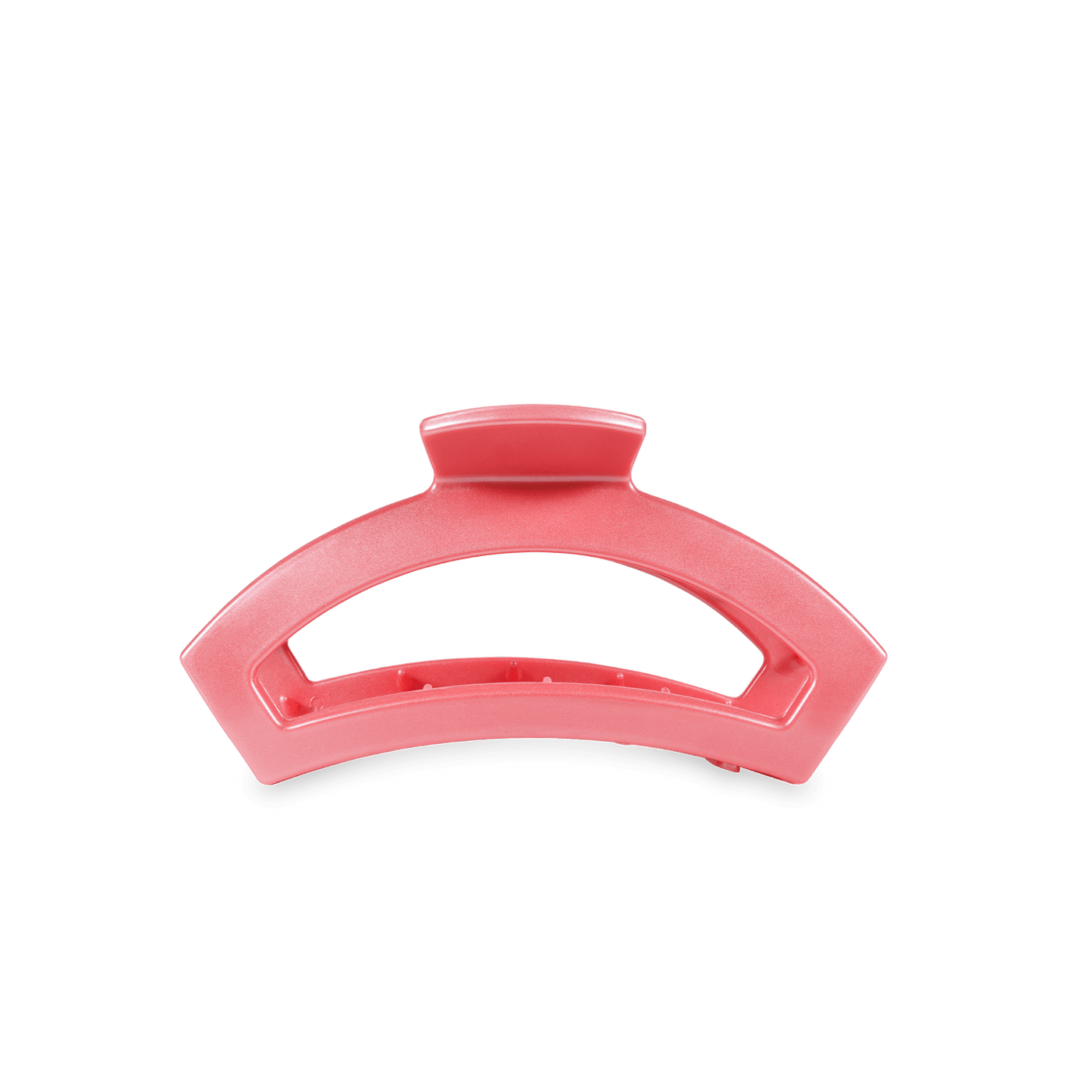 Open Calming Coral Tiny Hair Clip