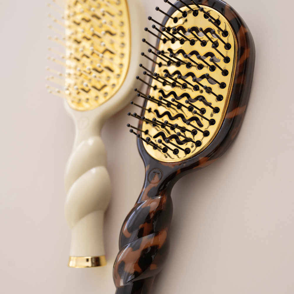 Mini Vented Hair Brush - Tortoise