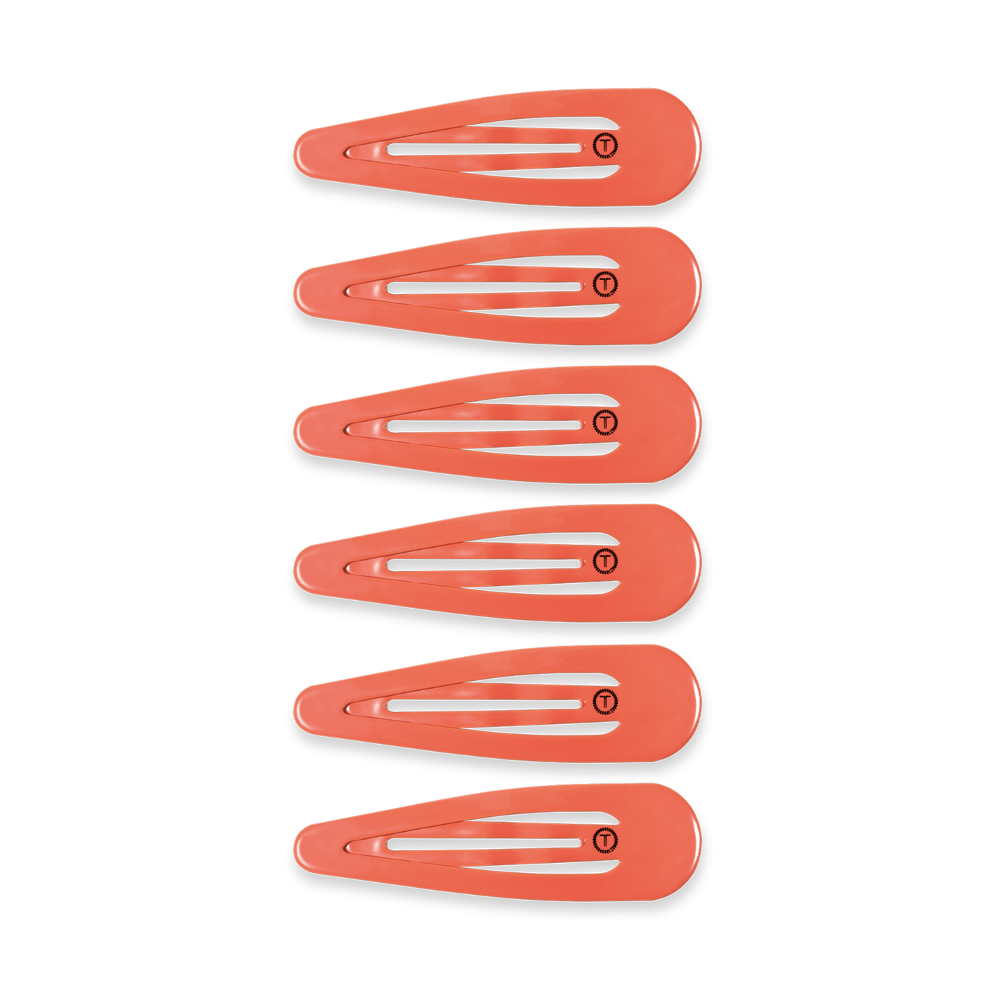 Coral Craze Snap Clips (6Ct)